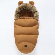 Chancelière Universelle Bébé – Marron| Hiver & Automne Doublée Polaire