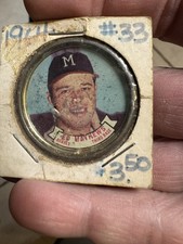 1964 TOPPS BASEBALL COINS   ED MATHEWS    #  33   MILWAUKEE BRAVES