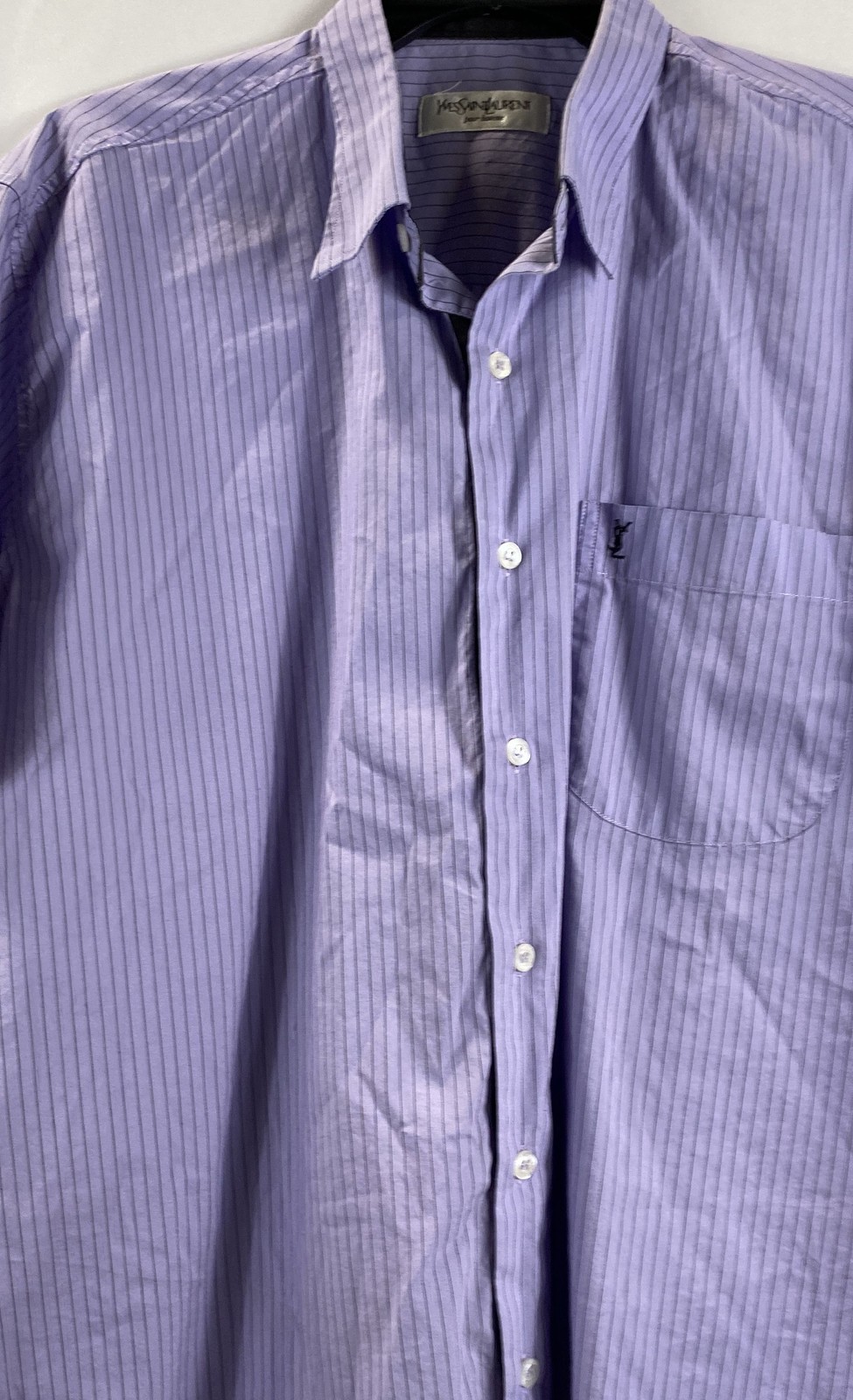 SAINT LAURENT Camicia blu YSL taglia media