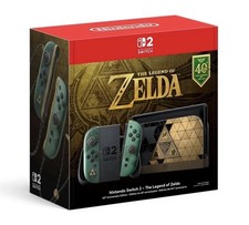 Nintendo Switch 2 The Legend of Zelda 40th Anniversary Edition Console PRESALE