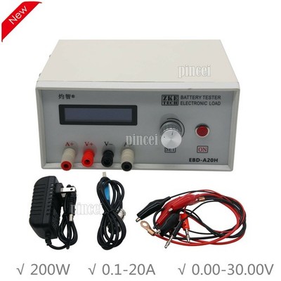 EBD-A20H   Capacity Tester Load Power Tester Discharge Meter 0.1-20A 200W #E8