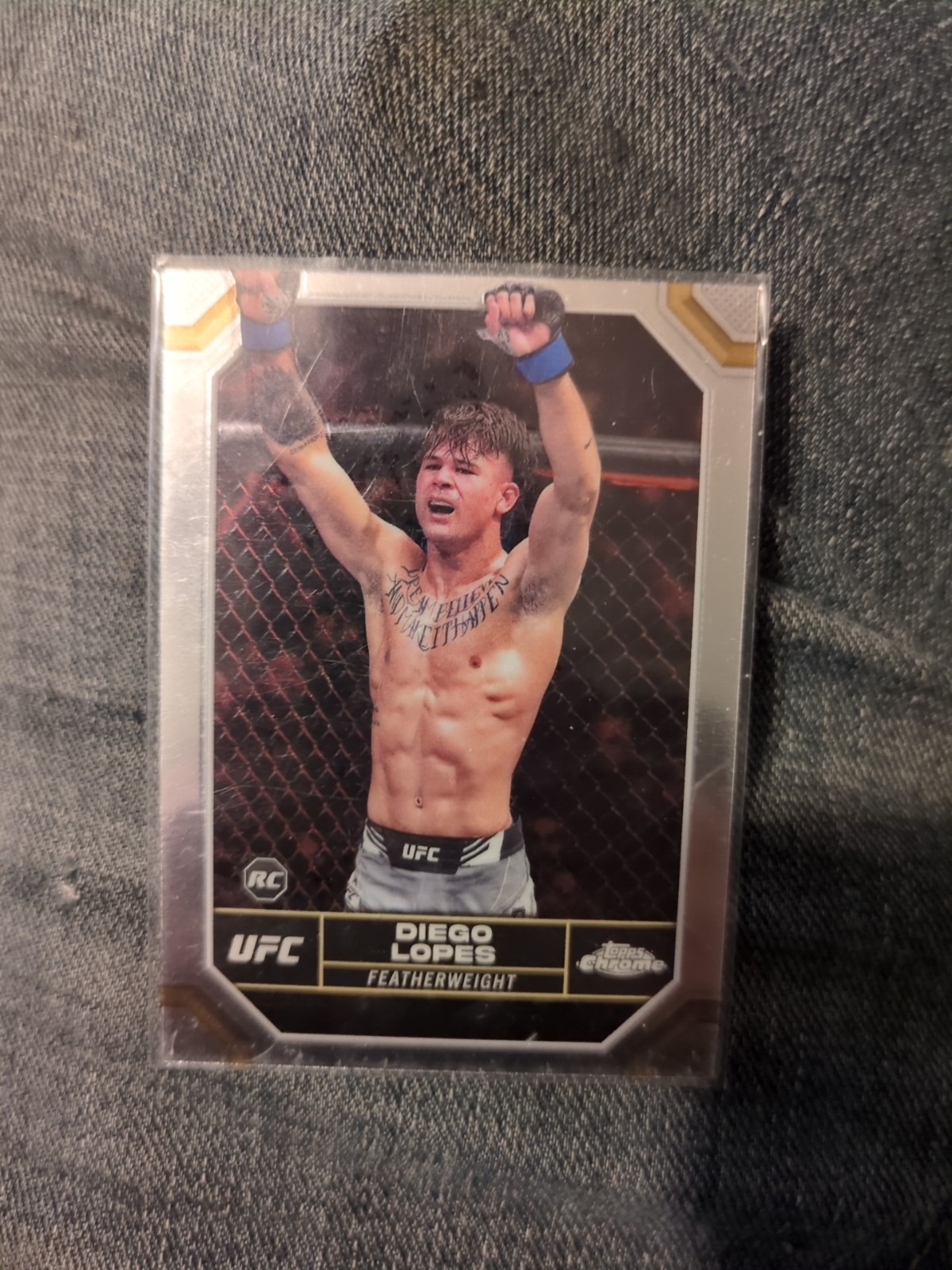 2024 Topps Chrome DIEGO LOPES Rookie Card RC #26 UFC Featherweight 