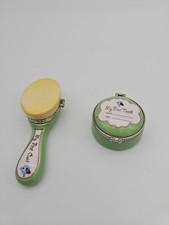 Avon Vintage My First Curl  My First Tooth Ceramic Keepsake Holder New