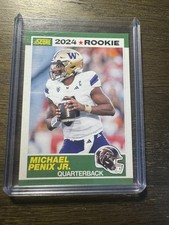 2024 Score 35th Anniversary Throwback Michael Penix Jr #7 Rookie Falcons RC