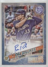 2018 Topps Gypsy Queen Auto Indigo 65/150 Brett Phillips #GQA-BP Auto 0a4r