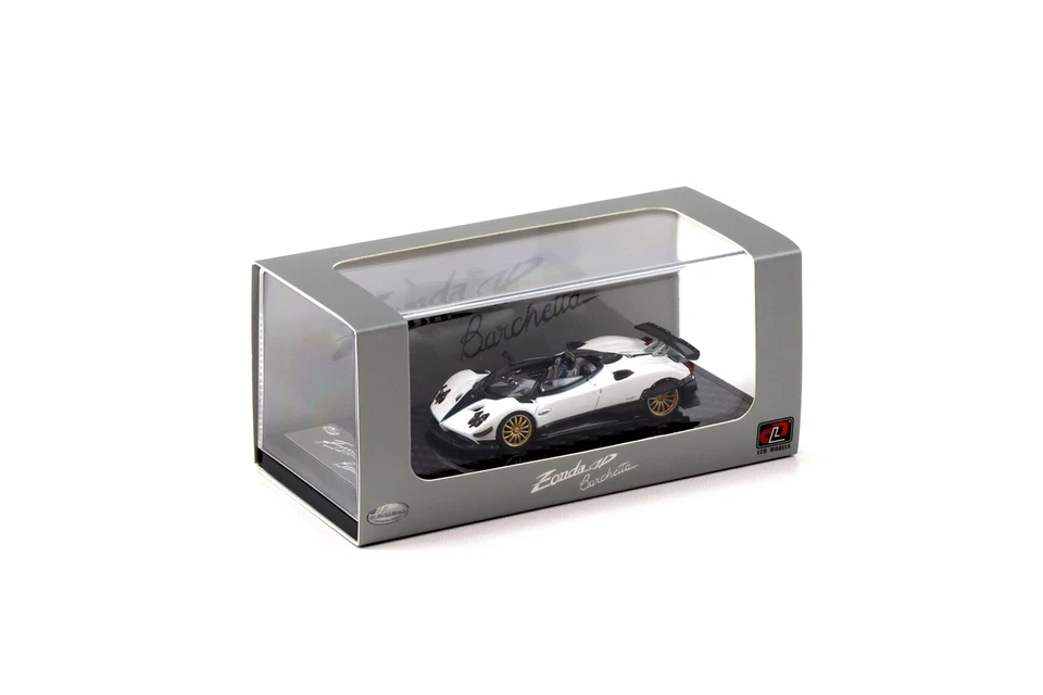1:64 Modelli LCD Pagani Zonda HP Barchetta Bianco LCD64018-WH - Immagine 3 di 3