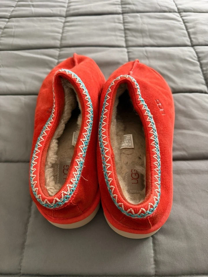 Zapatillas UGG Tasman para hombre 11 gamuza terracota forradas de piel de oveja Foto 4 de 4