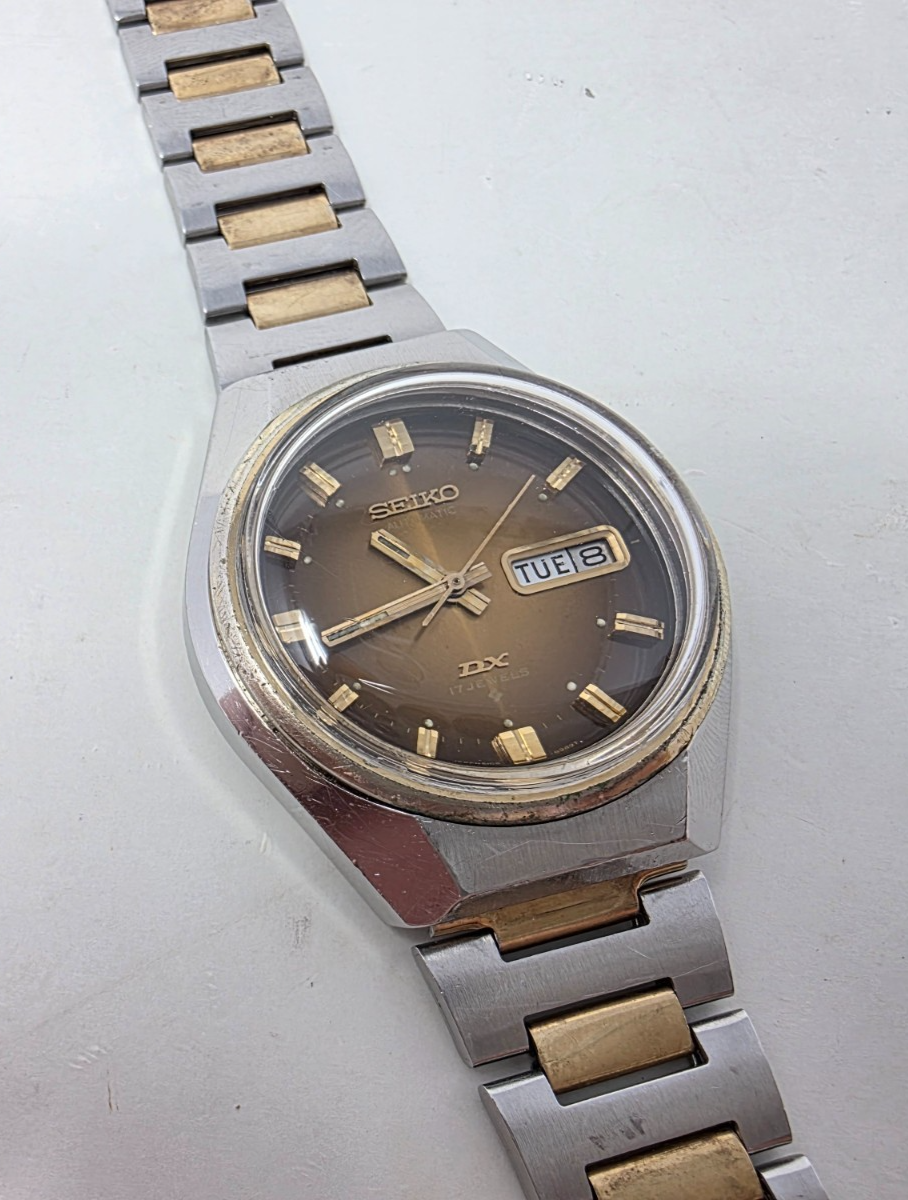 Working Vintage Seiko DX 6106-7689 Automatic Mens Watch | eBay