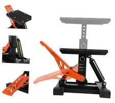 Motorcycle Lift Stand Dirt Bike Jack Stand 1000Lbs Capacity Hydraulic Lift