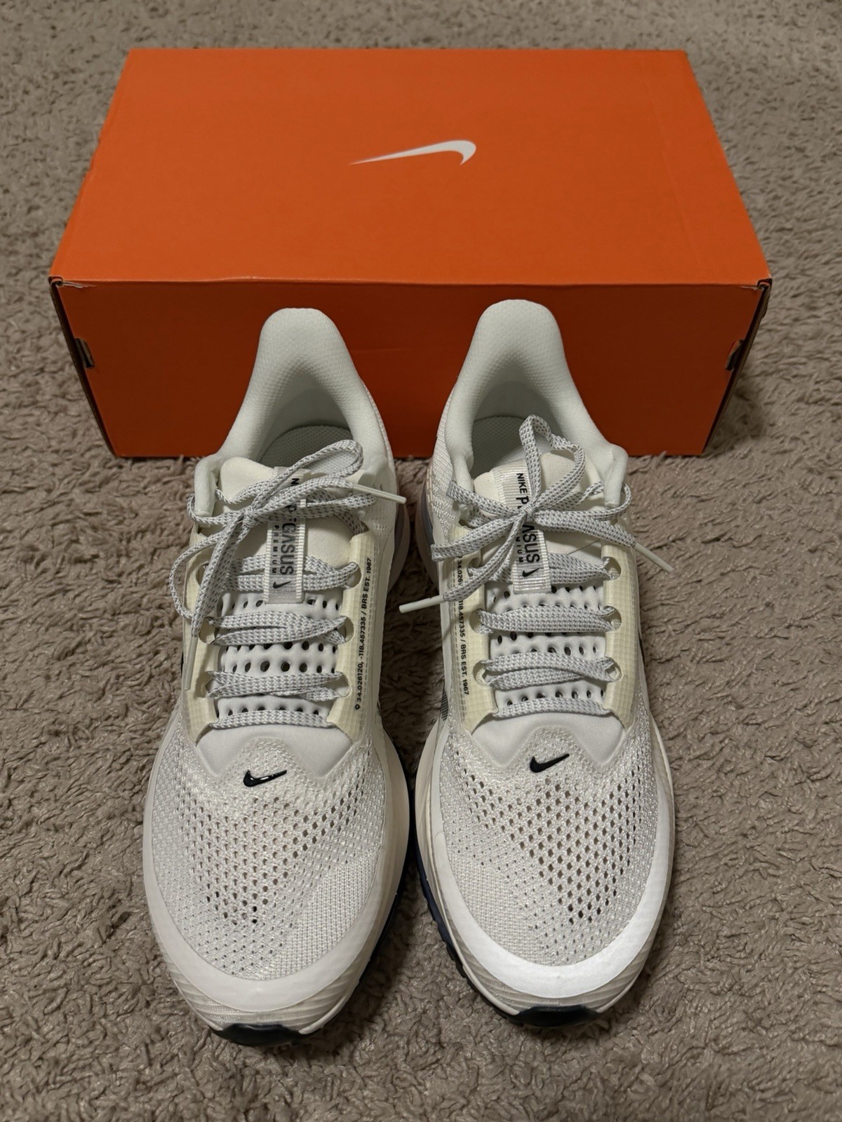 Nike Pegasus Premium Women's Mesh Sneakers Sail Off Noir HQ2593-106 thumbnail 3