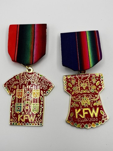 Set of KFW Guayabera Fiesta medals 2020