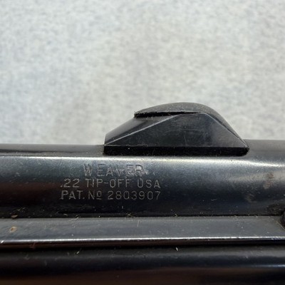 Weaver 22 Tip-Off Scope Mount 3/4 inch USA Pat 2803907