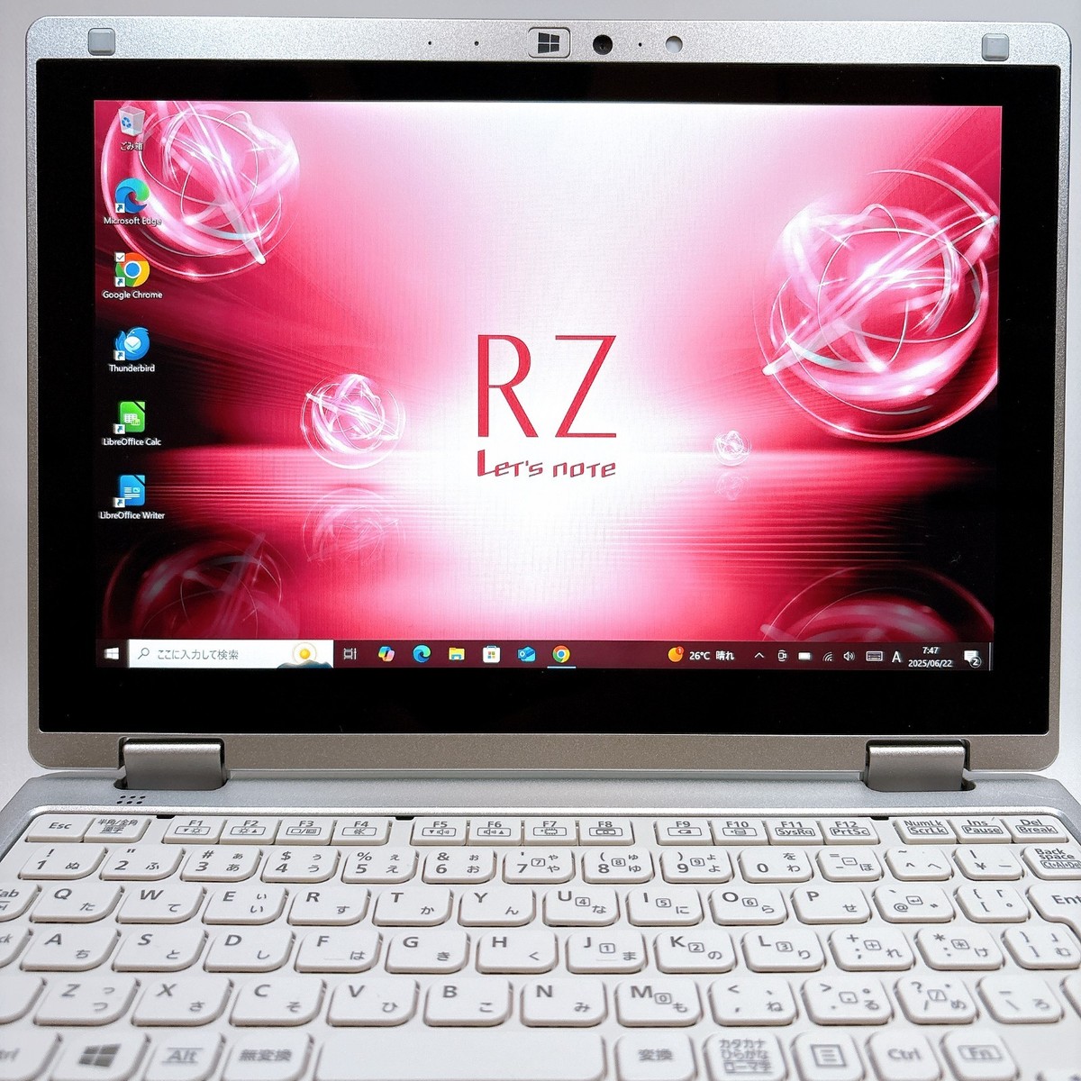 良品 Let's note Panasonic CF-RZ6 256GB 8GB PANASONIC TOUGHBOOK LET'S NOTE CF-RZ6 RZ CORE i5 8gb 256gb