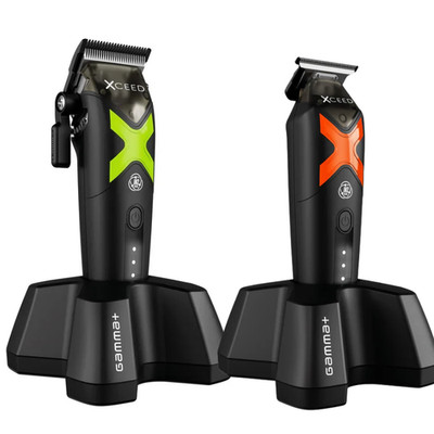 Gamma XCEED IN2 Vector Motor Cordless Clipper + Trimmer | Combo