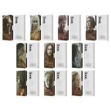 OFFICIAL HBO GAME OF THRONES CHARACTER LEATHER BOOK CASE FOR SAMSUNG PHONES 4