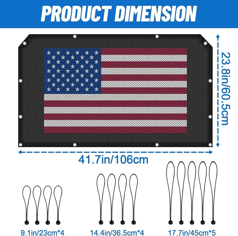 For Honda Pioneer 500/700/1000 2016-2023 UTV Fabric Rear Panel with ...