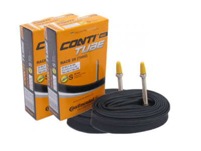 2x Continental Fahrradschlauch Race 28'' SV 60 mm 18/25-622/630