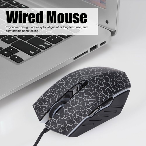 Gaming Wired Mouse High Accuracy Optical 4000Dpi Comfortable Grip Stylish Appear - Picture 12 of 22