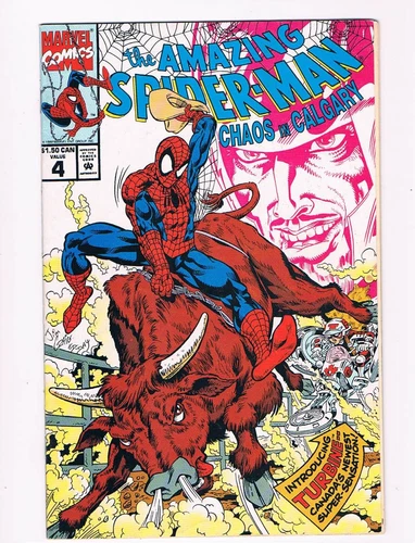 Amazing Spider-Man #4 -Chaos in Calgary; Marvel 1992  VF