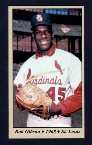 Bob Gibson '68 St Louis Cardinals / MC Tobacco Road #46 / FREE SHIP / NM+