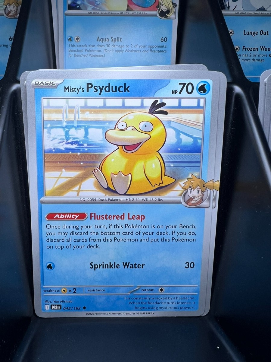 Misty's Psyduck 045/182 Sv10: Destined Rivals Regular | eBay
