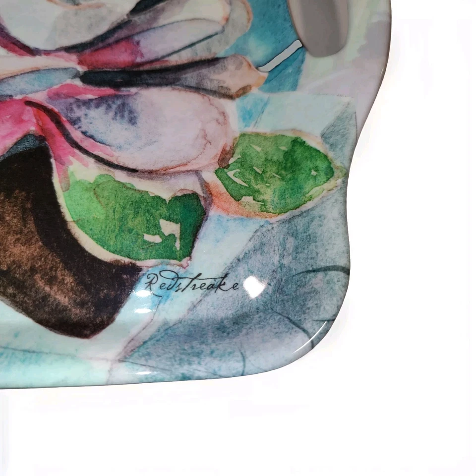 Bandeja Suculante Melamina Mango Pimpinela Servir Grande Decoración Botánica Pegatina  Foto 3 de 4