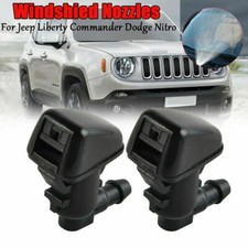 2PCS Windshield Wiper Water Spray Washer Nozzle Jet For Jeep Liberty 2008-2012