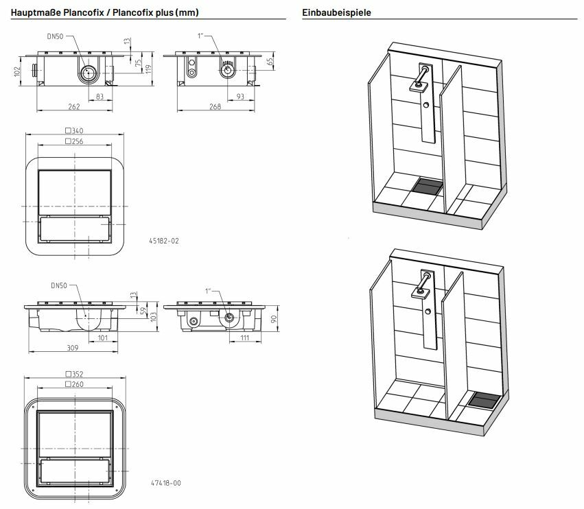 Plancofix Einbauanleitung Jung Plancofix Bodenablaufpumpe Aus Edelstahl/Kunststoff - Befliest, Für Dusche & Bodenabläufe Badezimmer Ablaufpumpe
