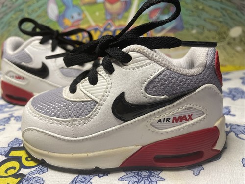 Nike Air Max Black/Red/White Toddler Boys Size 5C Style 408110-130 | eBay