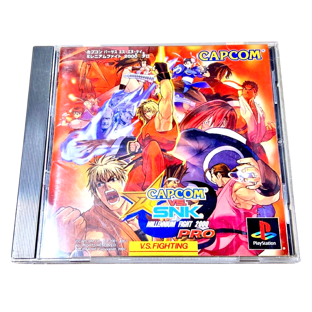 CAPCOM VS SNK Millennium Fight 2000 PRO PS1 Playstation For CAPCOM VS SNK Millennium Fight 2000 PRO PS1 Playstation For