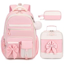 Backpack for Girls, 3PCS Girls Backpack for School with Lunch Bag Pencil Case...