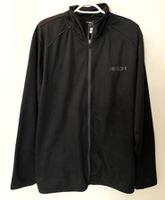 Men's XL Black AND1 Basketball Full Zip Front Athletic Track Jacket