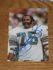 1972 Miami Dolphins MANNY FERNANDEZ Signed 4x6 Photo FOOTBALL AUTOGRAPH 1B