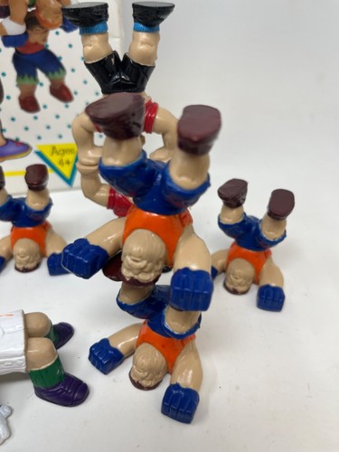Street Stackers by Irwin Toys Wrestling balance game Vintage 80s RARE INCOMPLETE - Picture 11 of 18