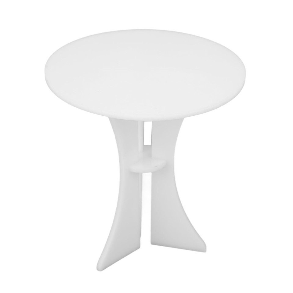 Dollhouse Round Table 1/6 Acrylic Miniature Furniture For Doll House