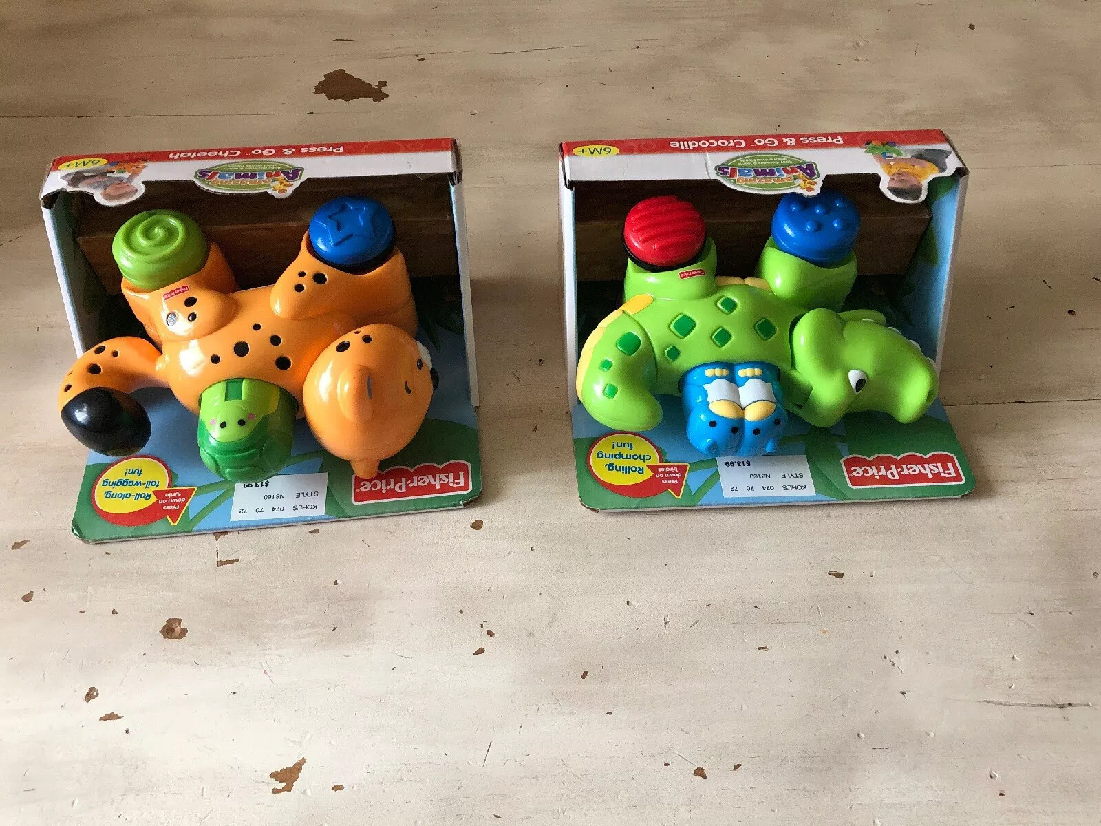 fisher price press and go crocodile