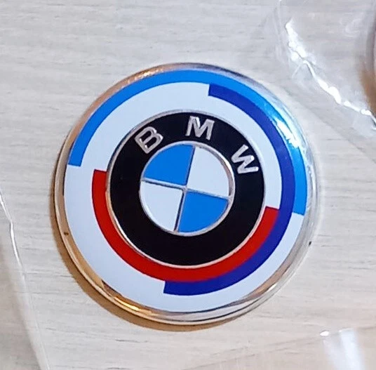 50 Aniversario M BMW Volante Emblema 46mm BMW 1 3 5 6 7 X5 8 36131181082 Foto 4 de 4