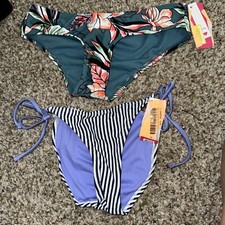 Lot of 2 XS Cheeky Bikini Bottoms Xhilaration - NWT 52