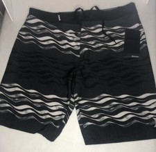 Hurley Men's Size 30 Board Shorts Phantom Currents MBS0007940 NEW BLACK 55