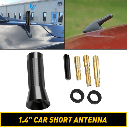 Black Car Radio Stereo Hidden Short Antenna FM AM For Cars Motorcycles Yachts US