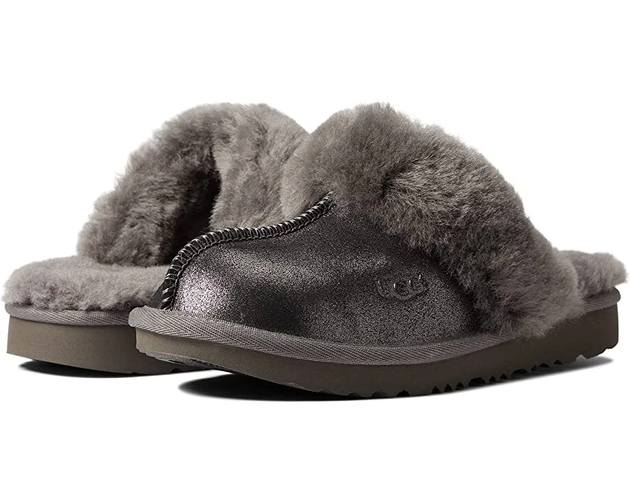 UGG Kids Cozy II Slipper - Black.