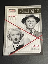 2015 Panini Americana Screen Legends Mickey Rooney/Lana Turner #14