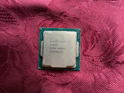 INTEL CORE i3-8100 PROCESSOR 3.60GHZ | SR3N5 reliable from working computer Used