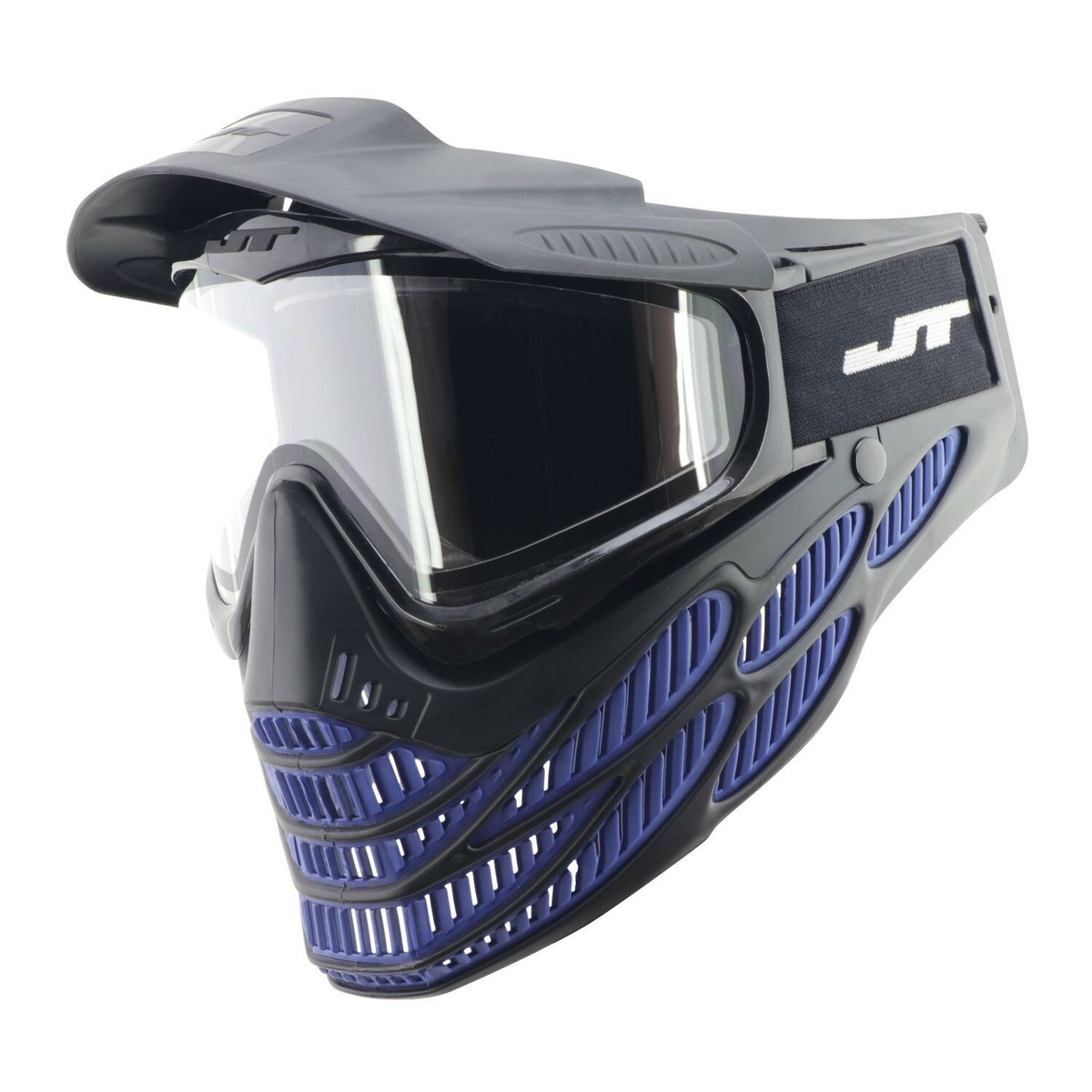 New JT Flex 8 Spectra Thermal Paintball Goggles Mask - Black/Blue