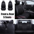 For Hyundai Tucson Accent Sonata Elantra Car 5-Seat Covers PU Leather Full Set