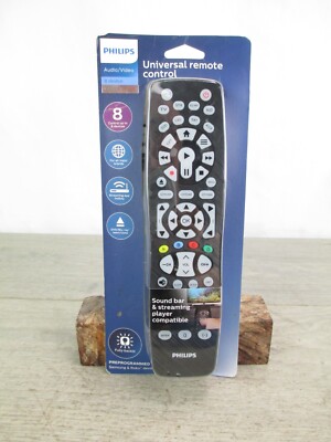Open box Philips Backlit Universal Remote Control Preprogrammed Samsung Tested