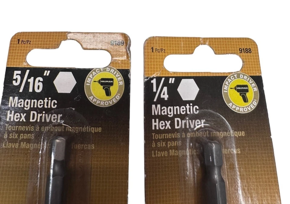Controlador hexagonal magnético Hillman 9189 y 9188, 5/6" y 1/4" **OFERTA** Foto 2 de 2