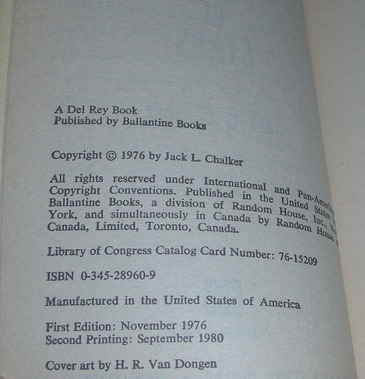 A JUNGLE OF STARS by Jack L Chalker 1976 Paperback 1st Edition 1980