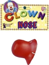 Squeaking Clown Nose Clownin' Around Fancy Dress Halloween Costume Accessory