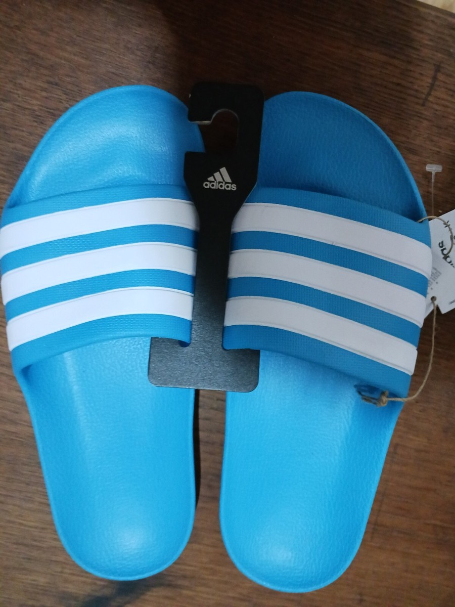 Flip Flops Adidas Duramo Slides Blue ADIDAS DURAMO UNISEX SLIDERS - Main Image